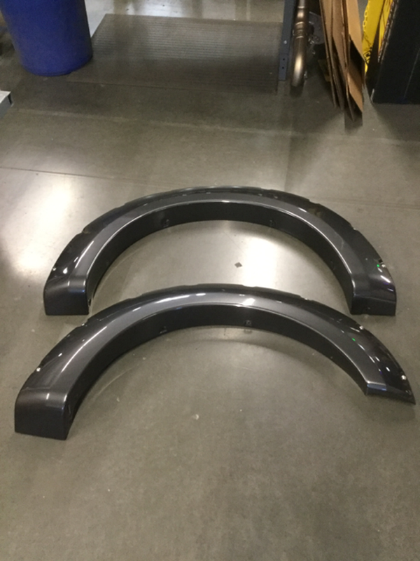 Bushwacker 17-18 Ford F-250 Super Duty Pocket Style Flares 4pc - Magnetic Grey | 20942-6A Scratch & Dent