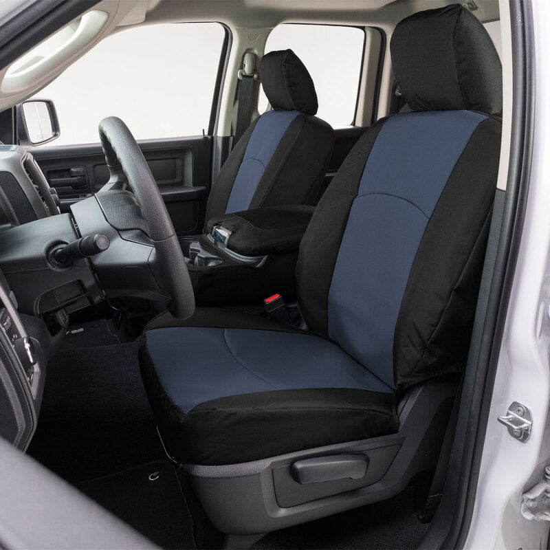 Covercraft 17-24 Nissan Armada Endura PrecisionFit Custom Second Row Seat Covers - Blue/Black