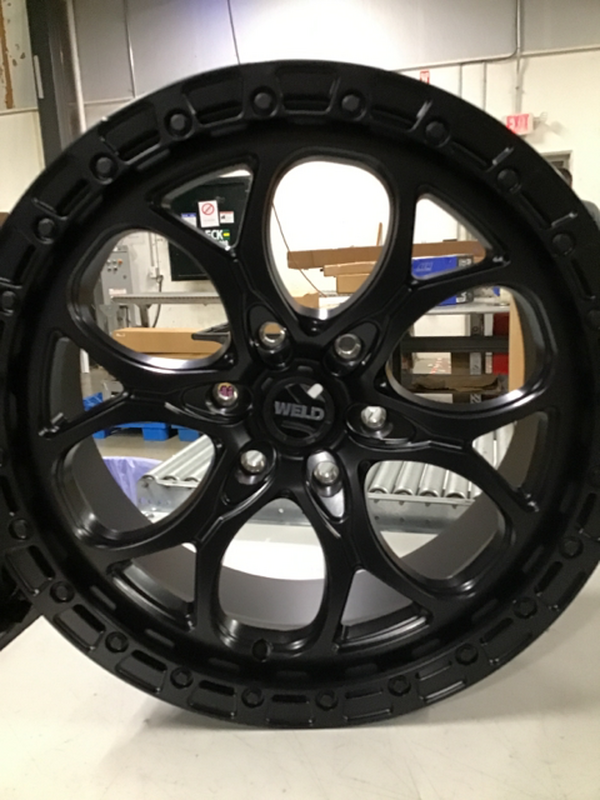 Weld Off-Road W108 20X9 Ledge 6X139.7 ET20 BS5.75 Satin Black / Black Ring 106.1 | W10809084575 Scratch & Dent