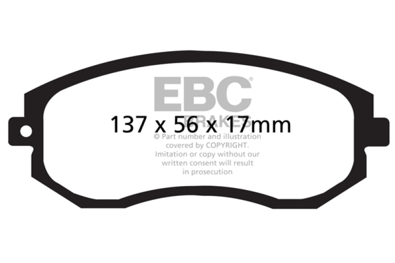 EBC 13+ FR-S, 86, BRZ, 22+ GR86 Scion FR-S 2 Ultimax2 Front Brake