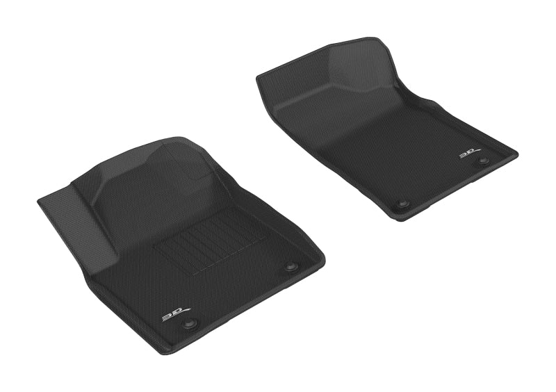 3D MAXpider 2017-2020 Nissan Armada Kagu 1st Row Floormat - Black (L1NS09511509)