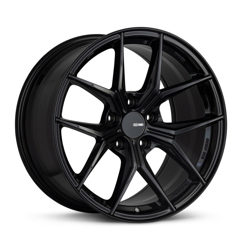 Enkei TSR-X 18x9.5 40mm Offset 5x120 BP Gloss Black Wheel (529-895-1240BK)