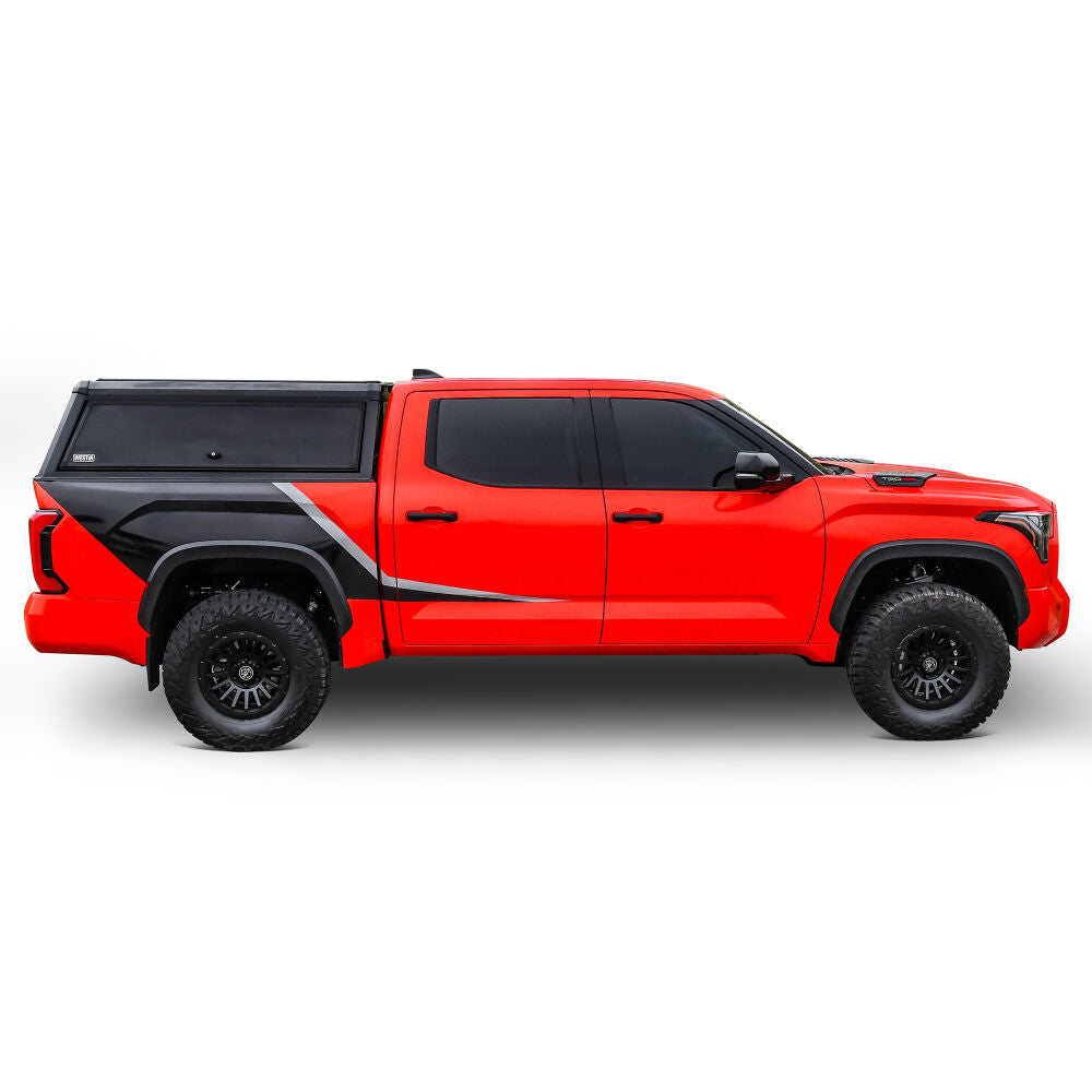 Westin 22-24 Toyota Tundra CC 5.5ft. Bed EXP Truck Cap Black - BOX 1 & BOX 2 (COMPLETE KIT) (16-14155)