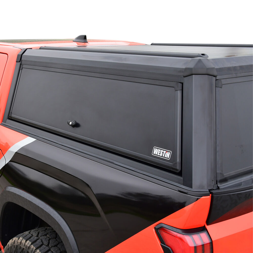 Westin 22-24 Toyota Tundra CC 5.5ft. Bed EXP Truck Cap Black - BOX 1 & BOX 2 (COMPLETE KIT) (16-14155)