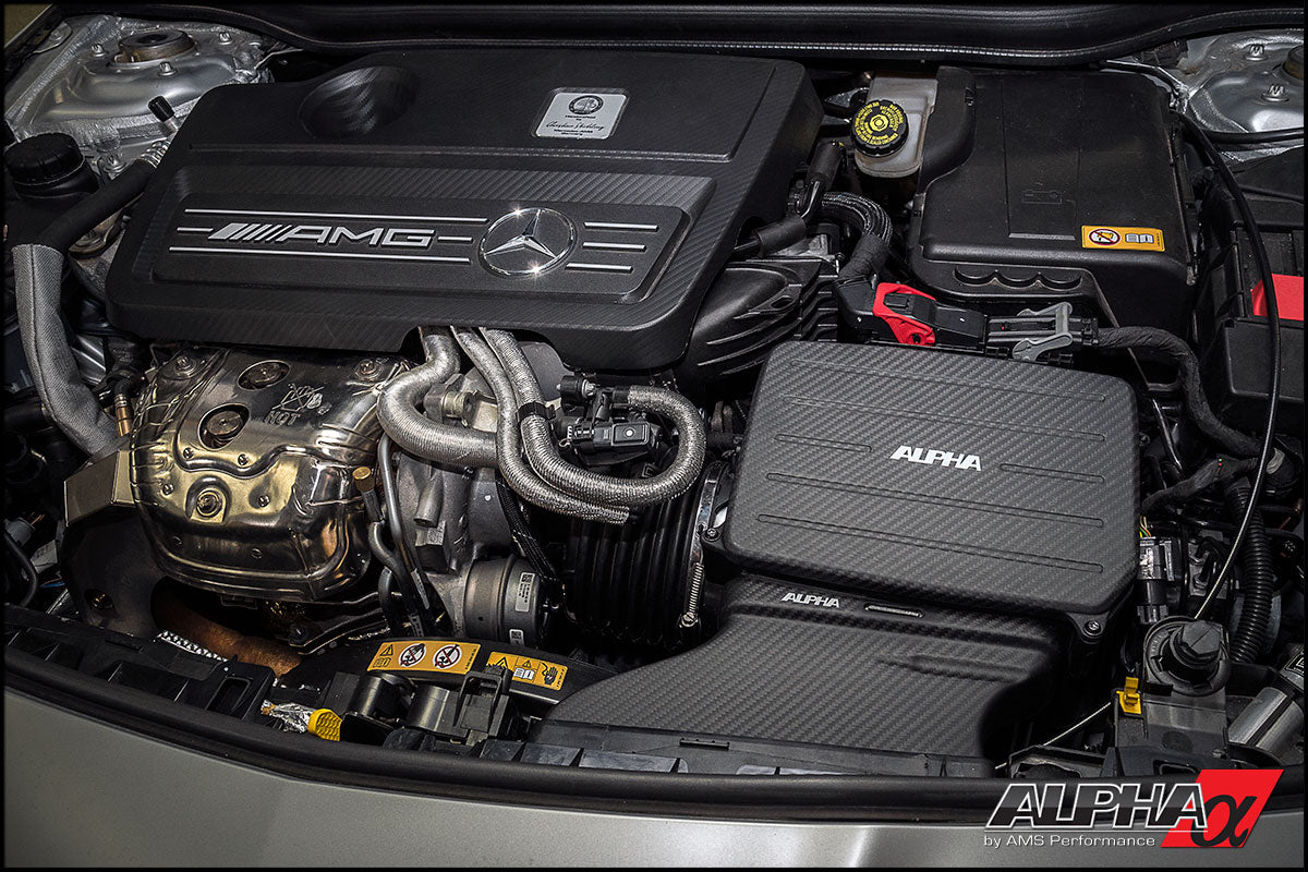 AMS Performance 13-19 Mercedes-Benz Alpha Cold Air intake w/Carbon Fiber Lid & Duct