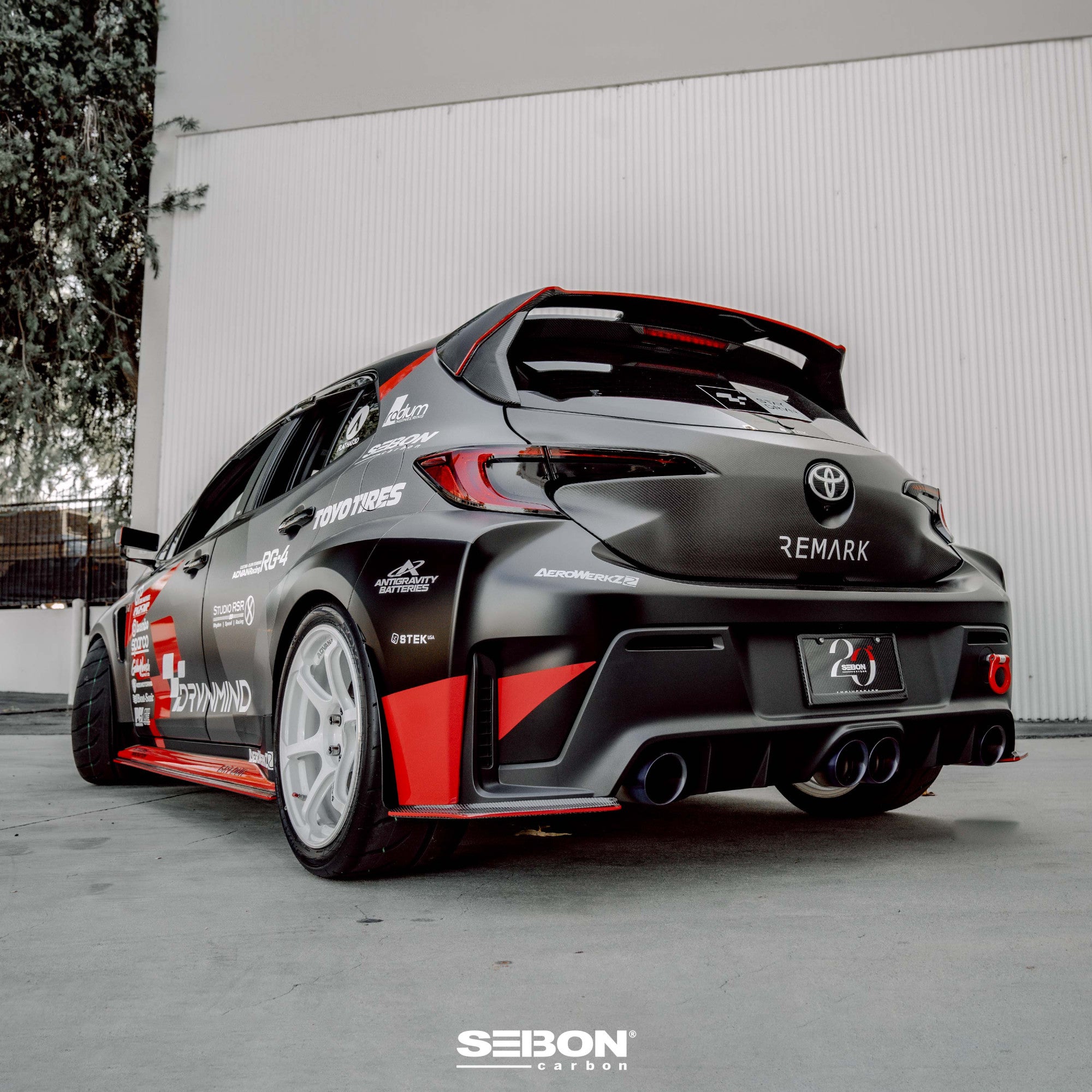 Seibon 2023+ Toyota GR Corolla MB-Style Carbon Fiber Rear Lip (RL23TYGRCOR-MB)