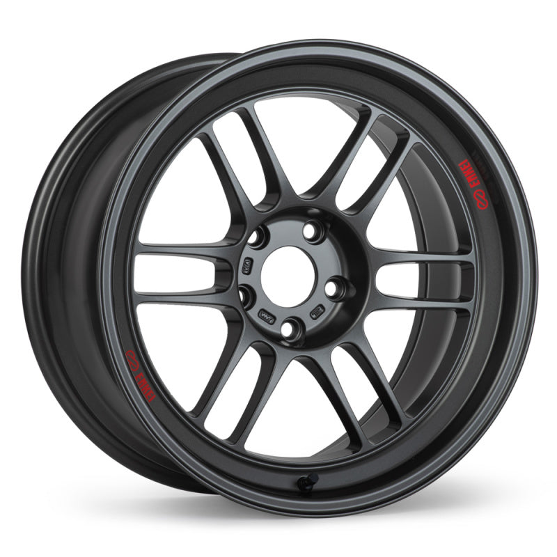 Enkei RPF1RS 18x11" 5x114.3 -10mm Offset 75mm Bore Matte Gunmetal Wheel  *Made in Japan*