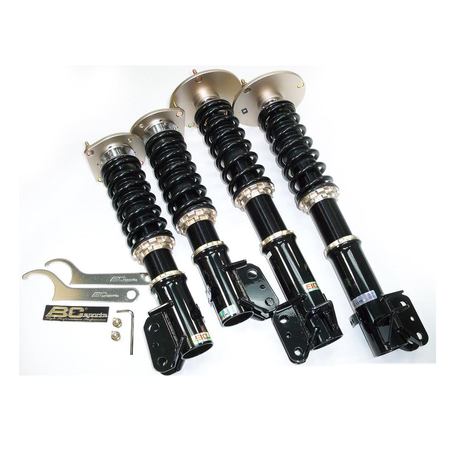 BC Racing BR Coilovers para Range Rover Evoque AWD 12-17 sin suspensión adaptable (YC-01-BR)