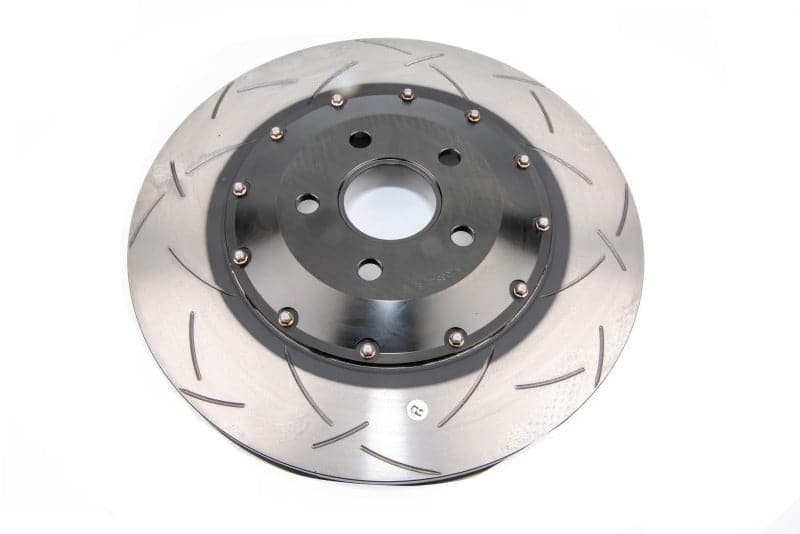 DBA 5000 Fully Assembled 2-Piece Black Rotor Hat T3 Slotted 350mm x 32mm for 17+ Honda Civic Type R