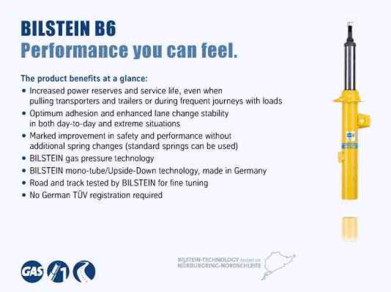 Bilstein B6 03-09 Nissan 350Z Typ Z33 VL Monotube Shock Absorber (24-118927)