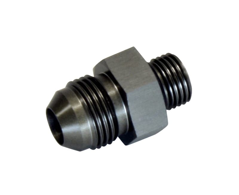 AEM -6AN to -8AN Discharge Fitting w/ Check Valve for Inline Hi Flow Fuel Pump