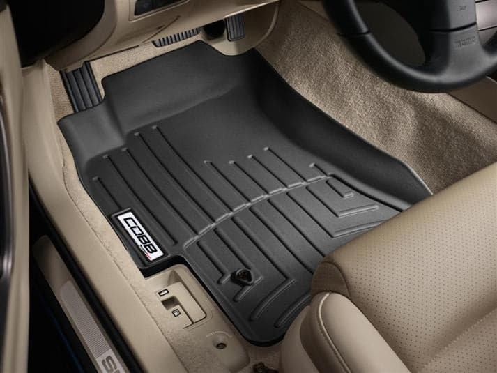 COBB 05-09 Subaru LGT / OBXT Front FloorLiner by WeatherTech - Black