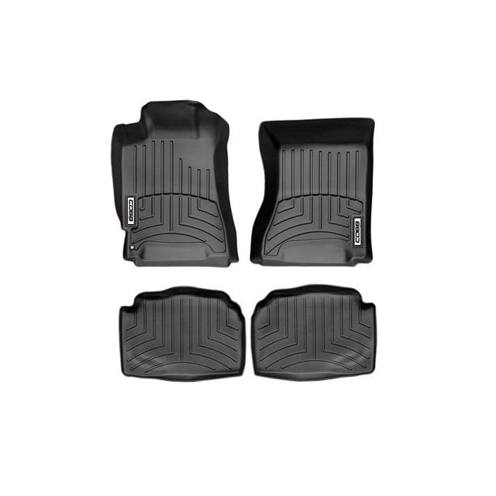 COBB 04-08 Subaru FXT Front and Rear FloorLiner by WeatherTech - Black