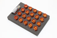 Rays Dura Nut L42 Orange Lug Nuts & Locks - M14x1.5
