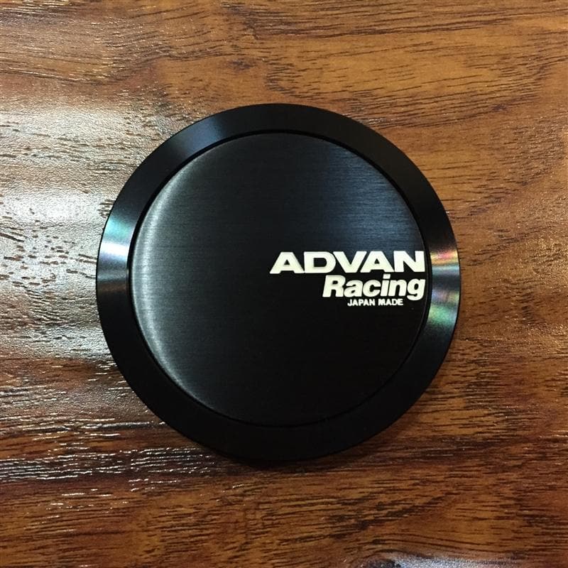 Advan Racing Center Cap - 73 Full Flat Black |