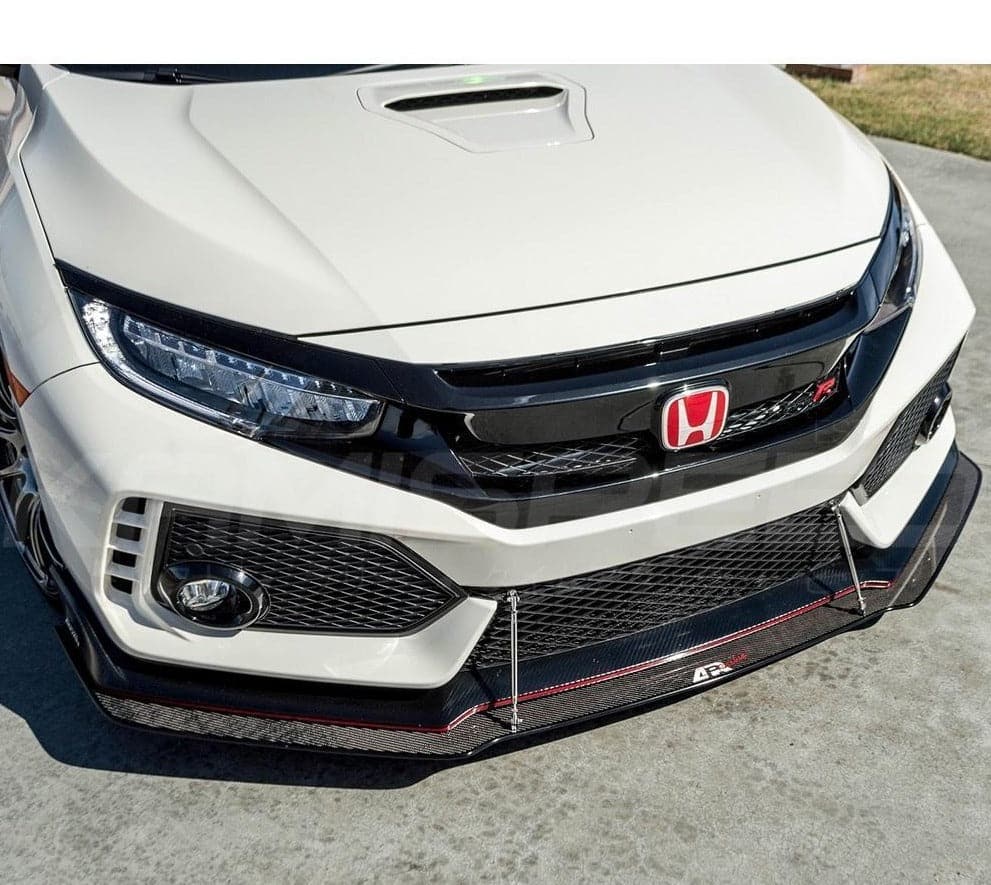 APR Performance Carbon Fiber Front Splitter | 17+ Honda Civic Type R (CW-917022) |