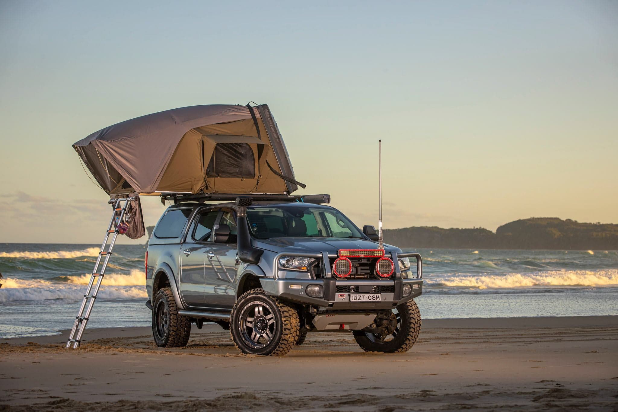 esperance rooftop tent ARB Esperance Compact Hard Shell Rooftop Tent