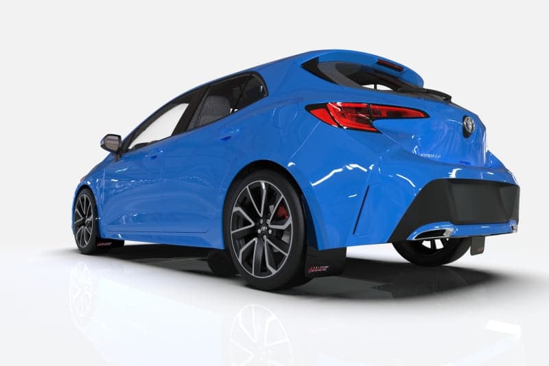 Rally Armor 20-22 Toyota GR Yaris Hatchback (no se adapta a Yaris normal) Logotipo BCE de guardabarros negro