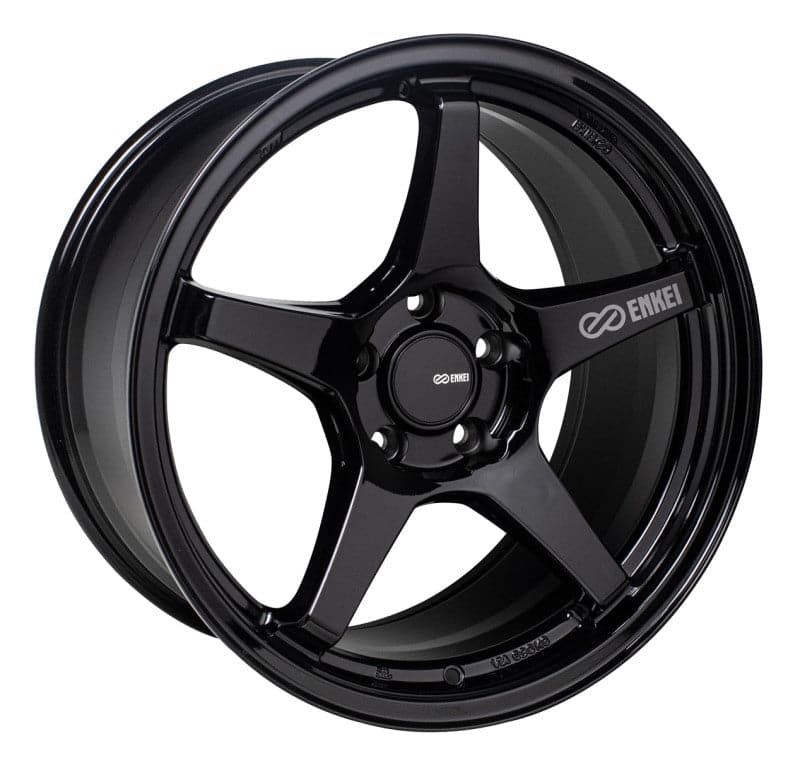 18x9.0 Enkei TSR-X 38mm Offset 5x114.3 BP Gloss Black Wheel main image 1