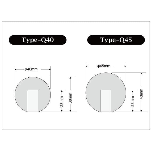 Beatrush Q40 Duracon White Shift Knob M12x1.25P