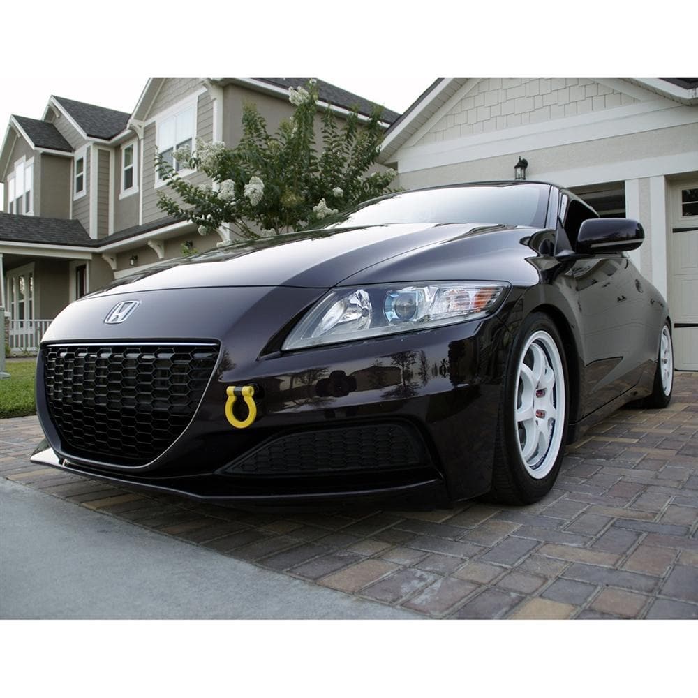 Beatrush Yellow Front Tow Hook for the Honda CR-Z, Fit, & Insight