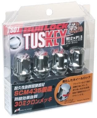 Bull Lock Tuskey Chrome Locking Nuts