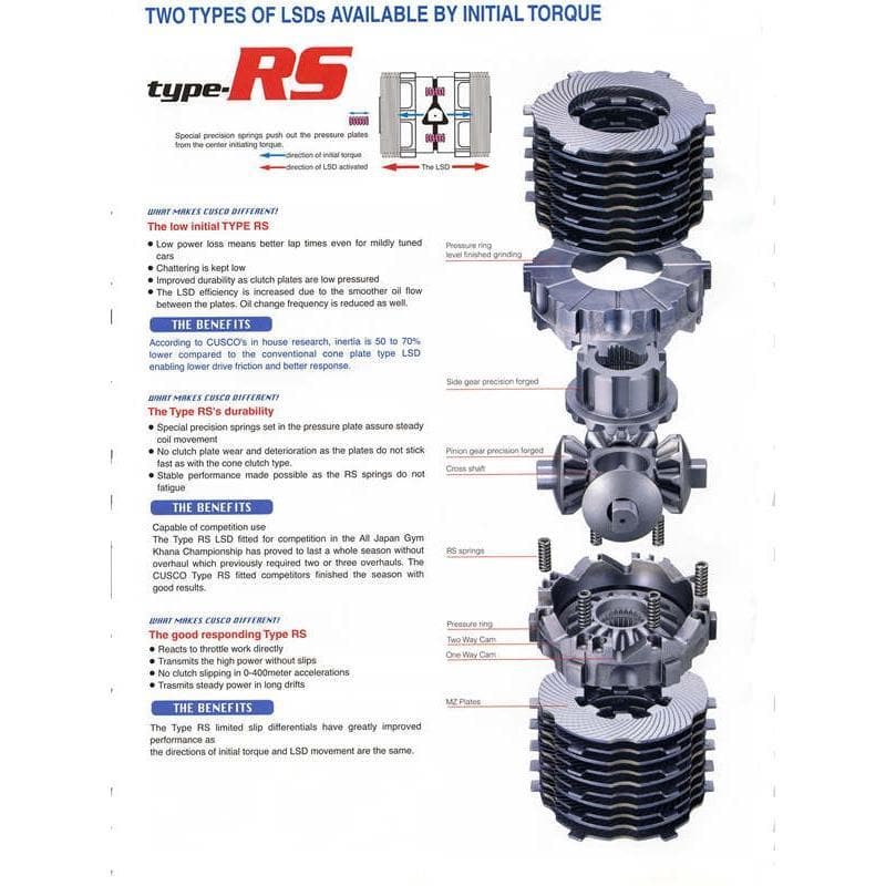 Cusco Type-RS Limited Slip Differential (L.S.D.) for the Mazda Miata ND