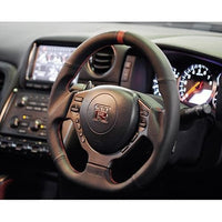 Cyber Engineering D-Shape Steering Wheel for the Nissan GT-R R35