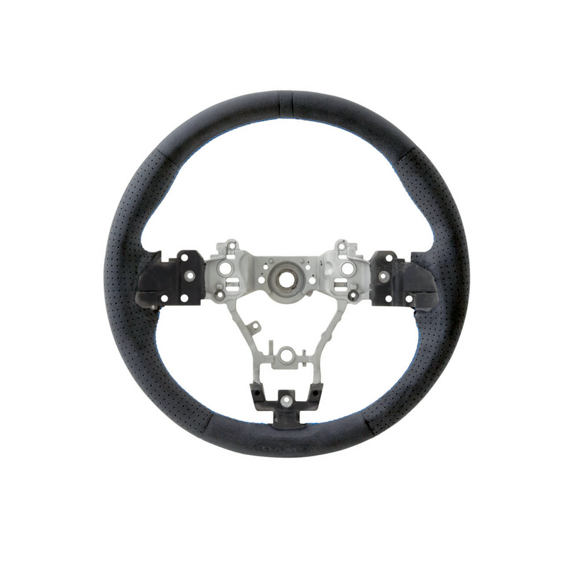 DAMD Suede Blue-Stitch O-Shape Steering Wheel for Subaru 2015 WRX & STi