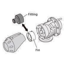 HKS SSQV Recirculation Fitting for 29mm ID return hose.