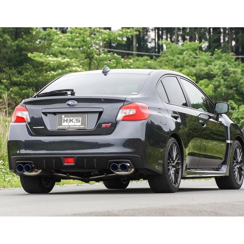 HKS Super Turbo Ti-Tip Cat-Back Exhaust for 2015+ Subaru WRX & WRX STi