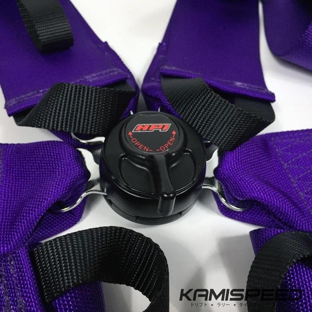 HPI 4-Point FIA-Approved Purple Racing Safety Harness