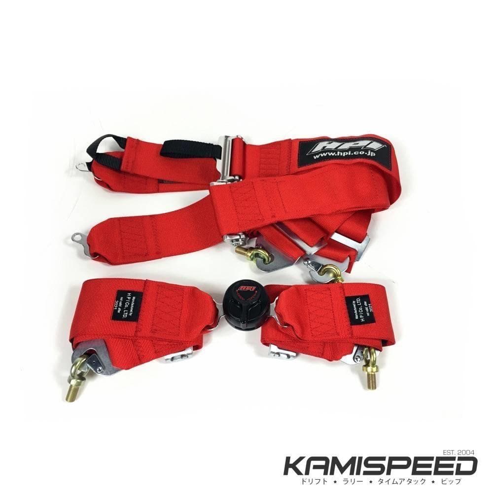 HPI 4-Point FIA-Approved Red Racing Safety Harness