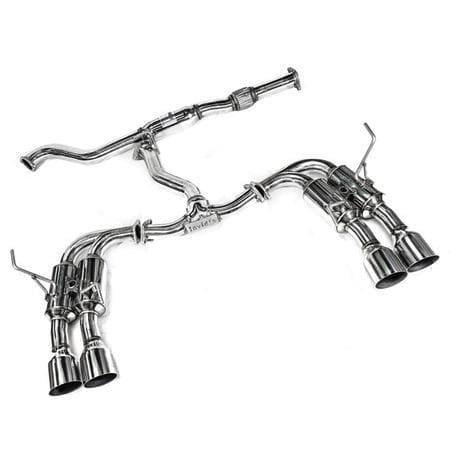 Invidia Gemini R400 Stainless Steel Tip Cat-Back Exhaust 11-14 WRX STi Sedan