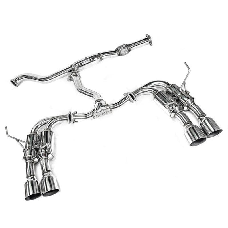 Invidia Gemini (R400) Stainless Tip Cat-Back Exhaust - 2011-2014 Subaru Impreza WRX/ STi Hatchback