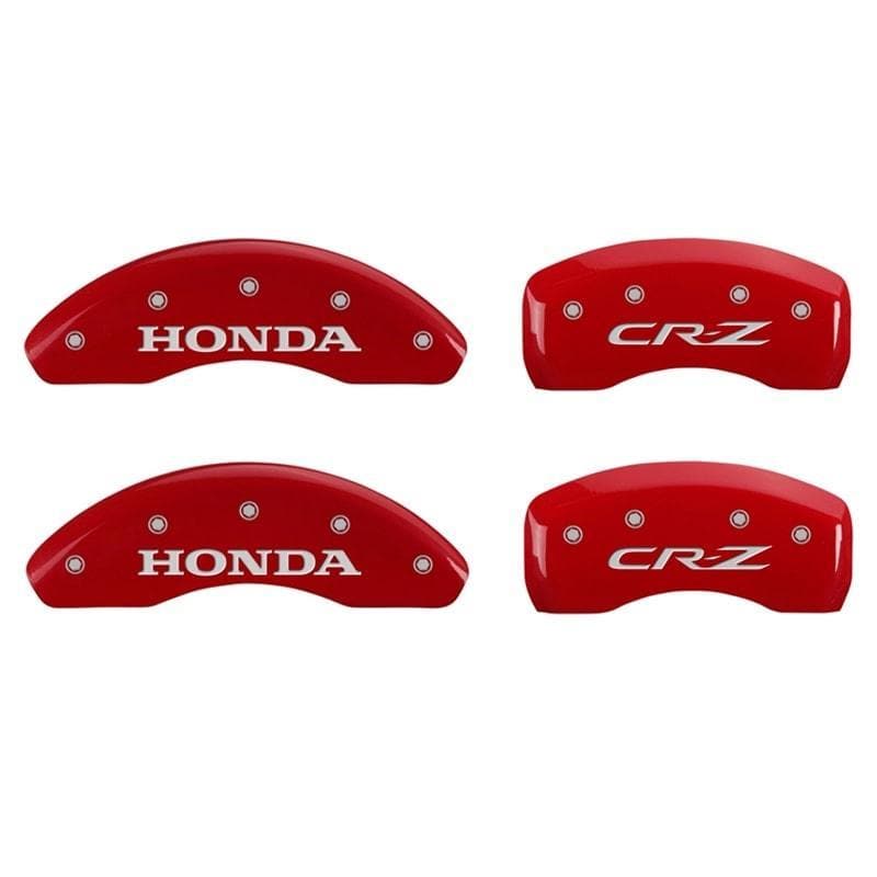 MGP Caliper Cover Set Red Front Honda Rear CR-Z Logos