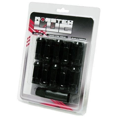 D C Components 20-Pack Black Alloy Wheel Nuts – 12mm X 1.5 For Honda Civic & Tuner