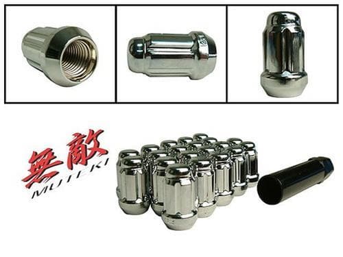 Muteki Lug Nuts Closed Chrome