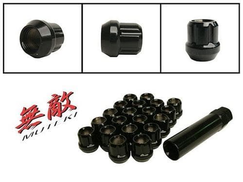 Muteki Lug Nuts Open Deep Black KamiSpeed
