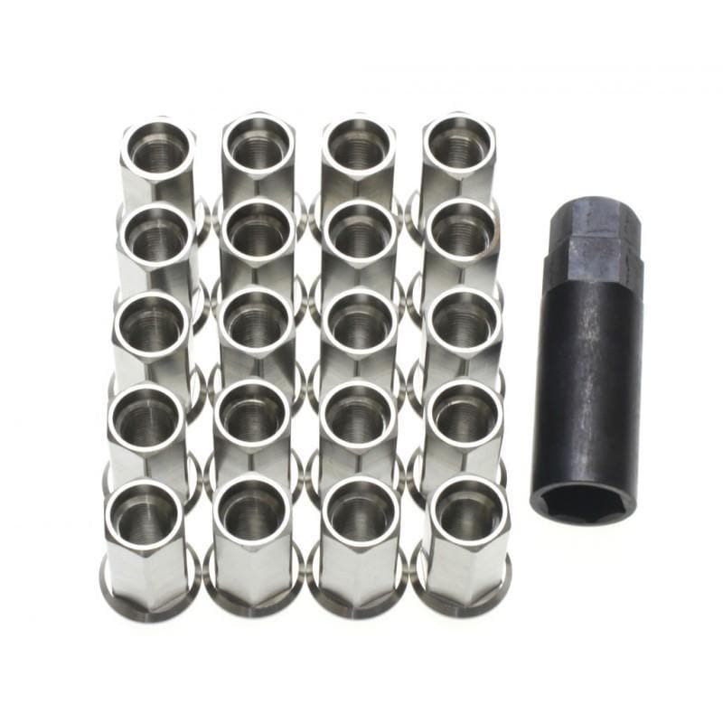 Muteki 40mm Open End Titanium Lug Nuts in 12x1.25