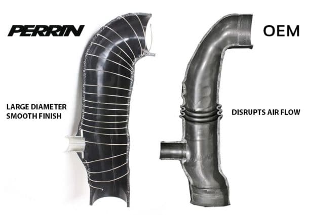Perrin Blue Turbo Inlet Hose for Legacy GT / WRX / Outback XT / STi / Forester XT (perPSP-INT-421BL)