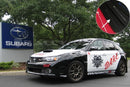 Rally Armor Hatch Mud Flap Grey Logo - WRX 11-13 & STI 08-13