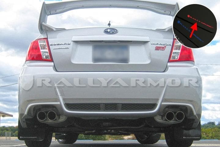 Rally Armor Mud Flap Red Logo - STI & WRX 2011-2014