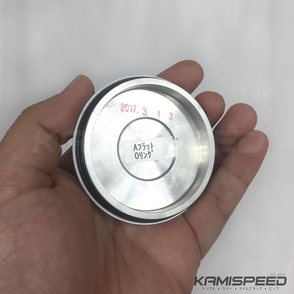 Rays A-Flat O-Ring Type Center Cap in Dash White