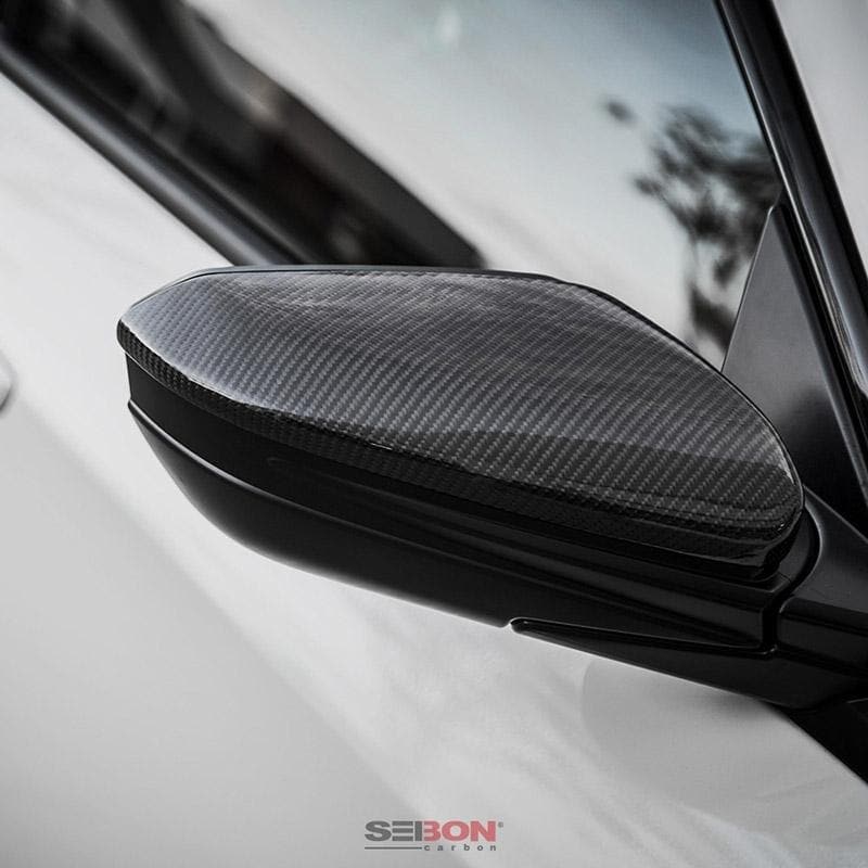 Seibon Carbon Fiber Side Mirror Covers 2016+ Honda Civic