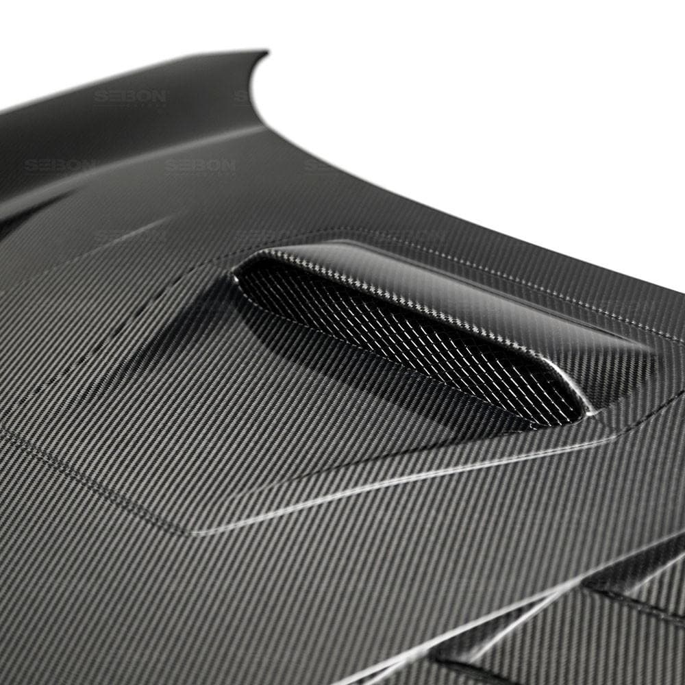 Seibon TS Carbon Fiber Hood - 2017+ Honda Civic Type R