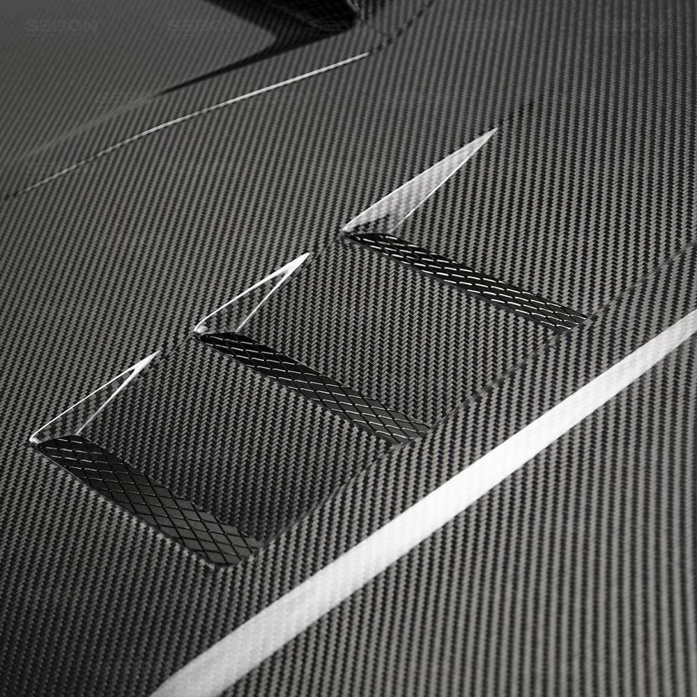 Seibon TS Carbon Fiber Hood - 2017+ Honda Civic Type R