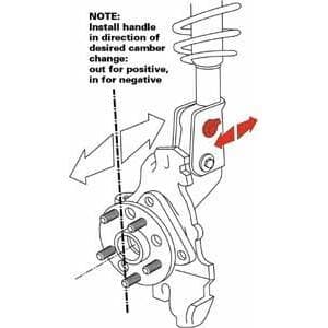 SPC EZ Front Camber Bolts Many Applications 81260