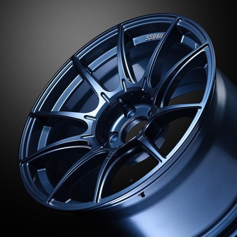 SSR GT X01 Wheels in 18x9.5 +40 5x114.3 with Blue Gunmetal