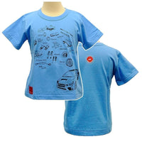 STi Japan Sports Parts Kids T-Shirt